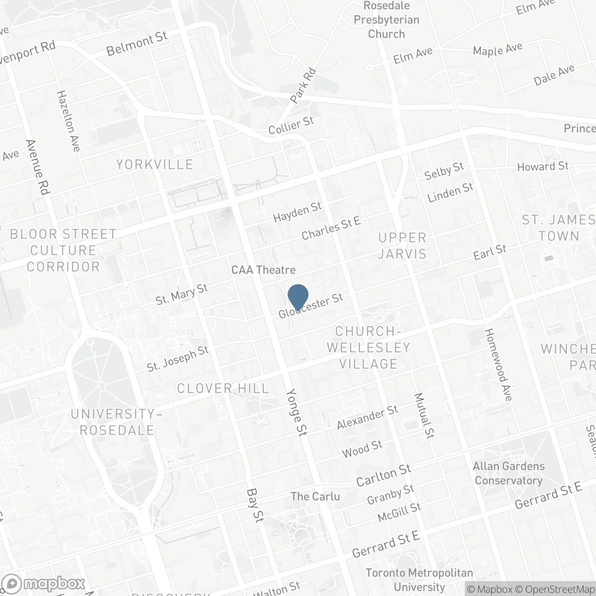 1107 - 30 GLOUCESTER STREET, Toronto, Ontario M4Y 1L6